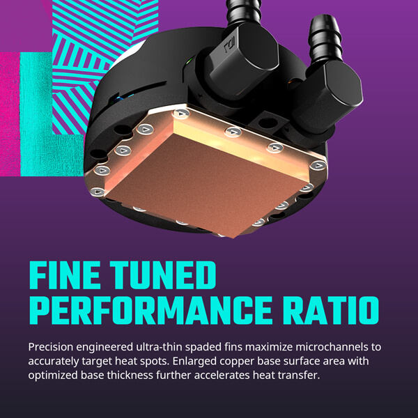Cooler Master MasterLiquid PL360 Flux 30th Anniversary Edition ARGB CPU Liquid Cooler
